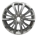 2017 BMW 740e Rueda 18" Aluminio plateado maquinado 5 Lug W86273MS-1