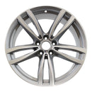 2019 BMW 640i Rueda 19" Aluminio plateado maquinado 5 Lug W86275MS-12