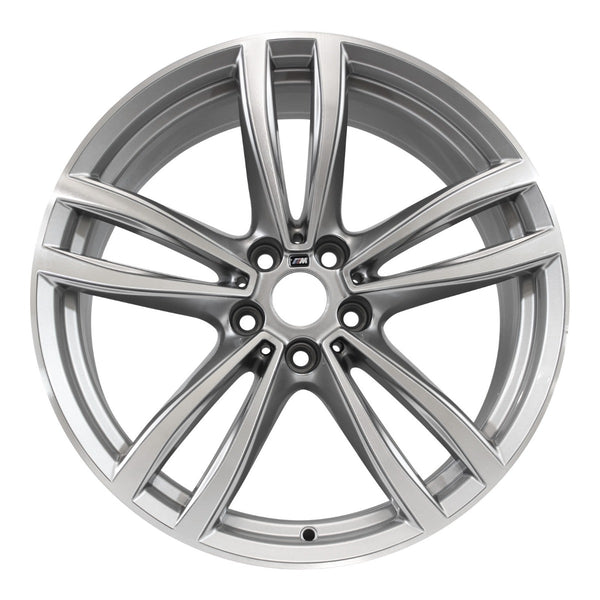 2019 BMW 740e Wheel 19" Machined Silver Aluminum 5 Lug W86278MS-11