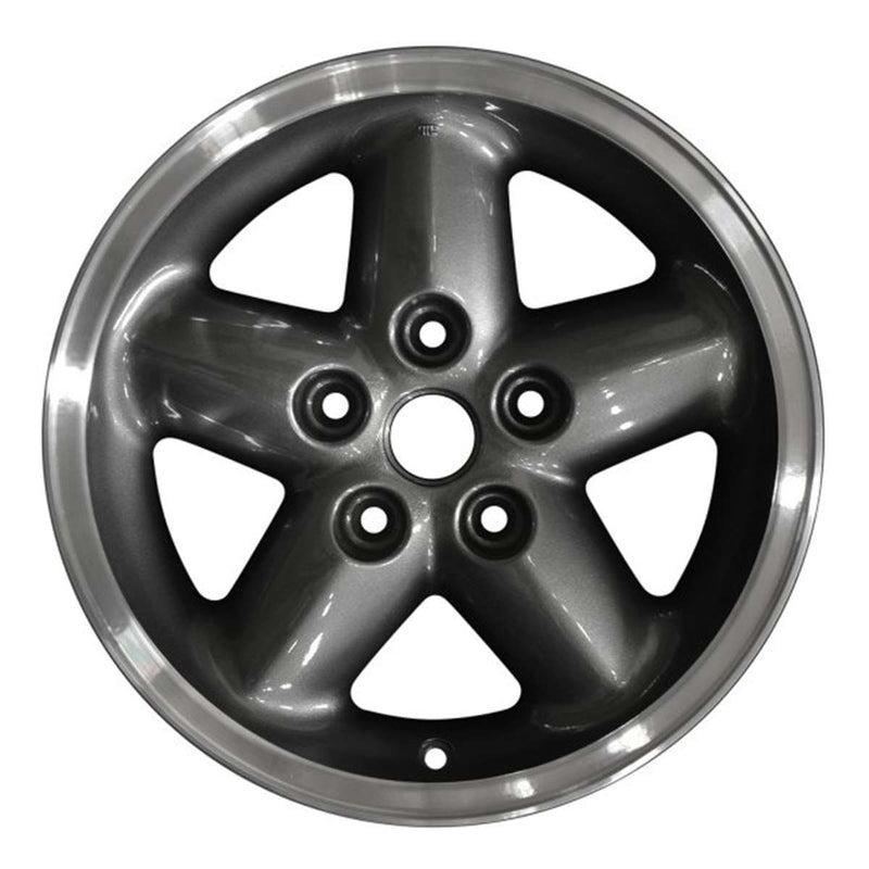 1997 Jeep Wrangler Wheel 15" Charcoal Aluminum 5 Lug W9016C-1