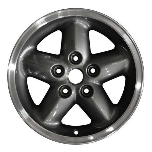 2001 Jeep Wrangler Wheel 15" Charcoal Aluminum 5 Lug W9016C-5