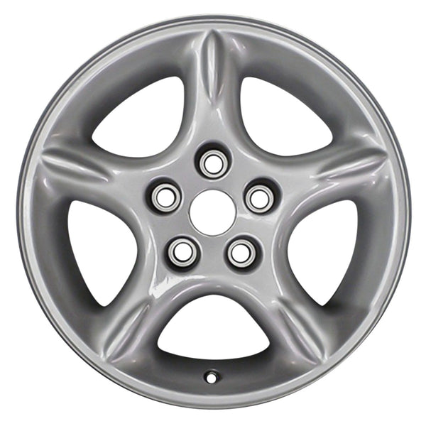 2001 Jeep Wrangler Wheel 16" Silver Aluminum 5 Lug W9025S-3