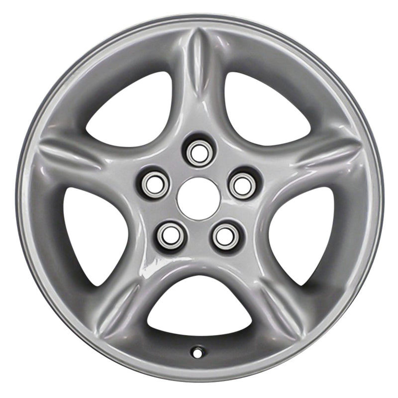 2000 Jeep Wrangler Wheel 16" Silver Aluminum 5 Lug W9025S-2