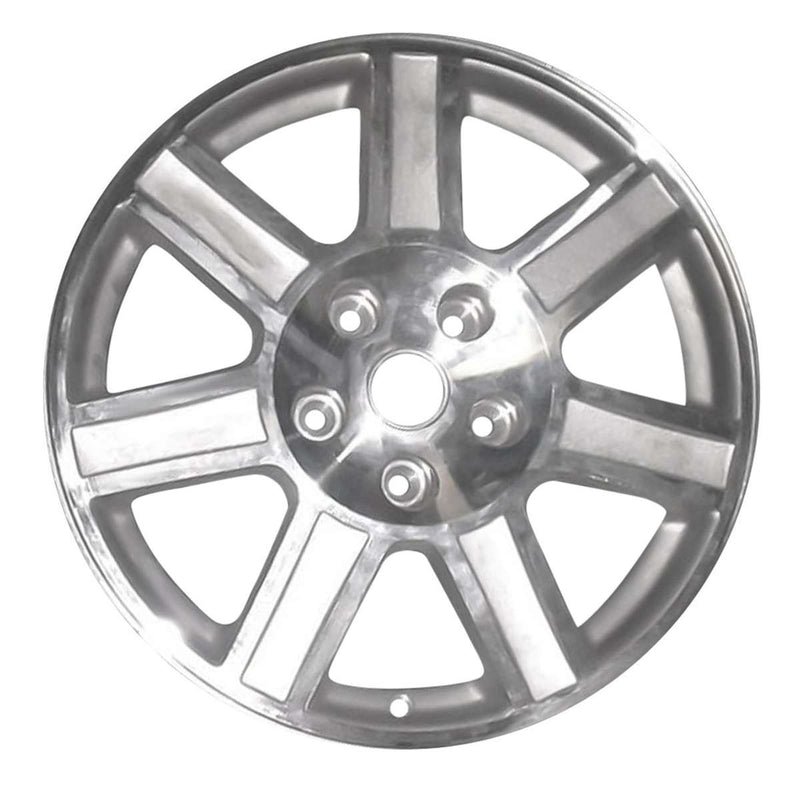 2007 Jeep Commander Wheel 18" Aluminio plateado mecanizado 5 lengüetas W9068MS-1