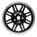 2007 Jeep Commander Wheel 17" Black with Machined Lip Aluminum 5 Lug W9092BML-1