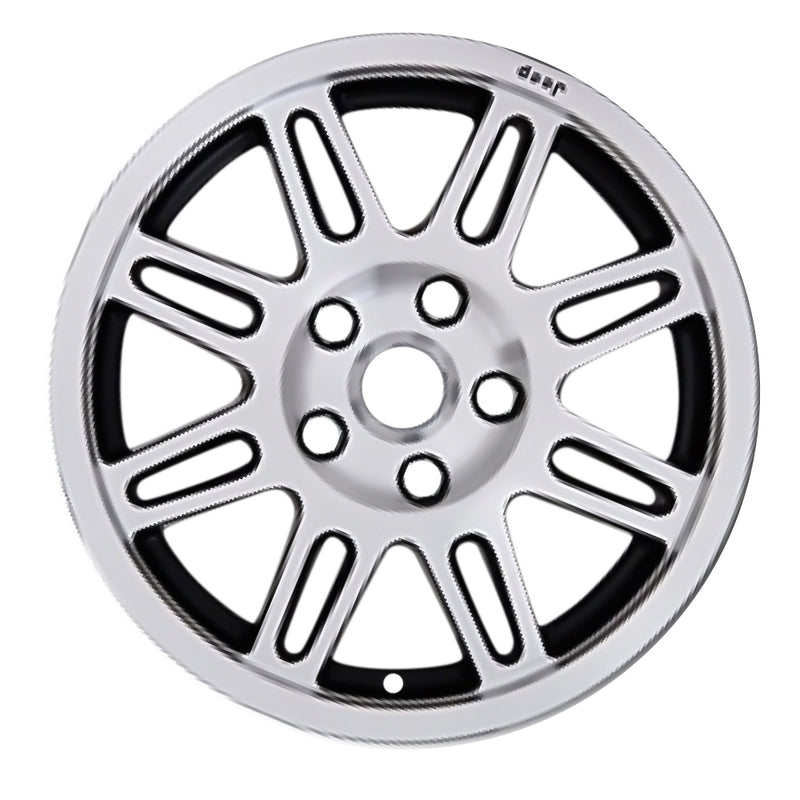 2007 Jeep Commander Wheel 17" Aluminio negro mecanizado 5 lengüetas W9092MB-1