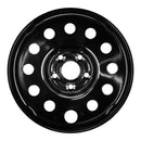 2009 Jeep Commander Wheel 17" acero negro 5 lengüetas W9098B-3