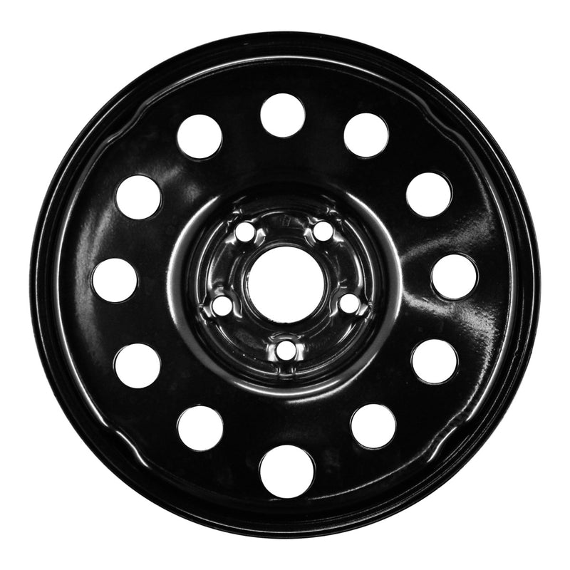 2009 Jeep Commander Wheel 17" Black Steel 5 Lug W9098B-3