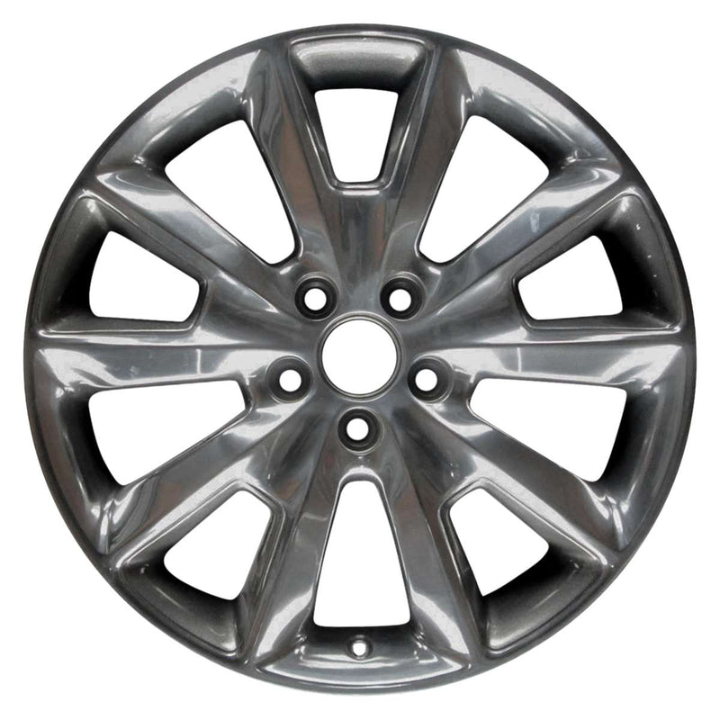 2017 Jeep Cherokee Wheel 18" Polished Charcoal Aluminum 5 Lug W9132PC-4