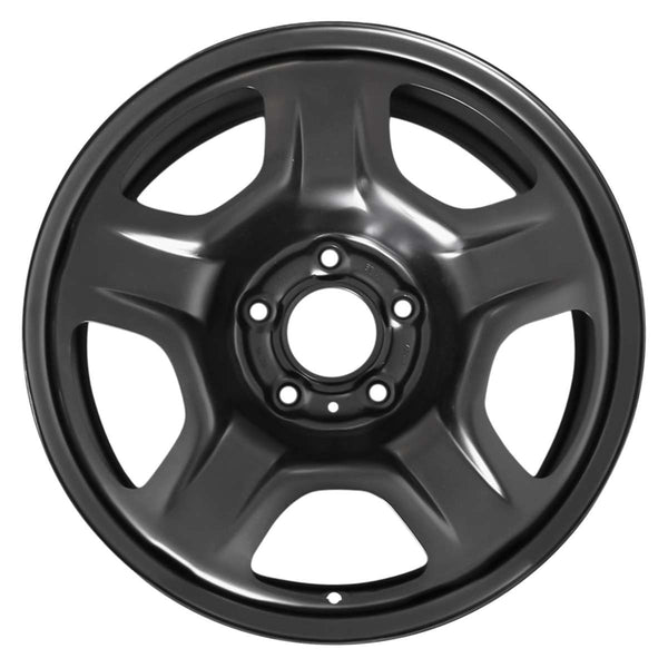 2018 Jeep Renegade Wheel 16" Black Steel 5 Lug W9146B-4