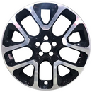 2018 Jeep Compass Wheel 17" Black Aluminum 5 Lug W9189B-2