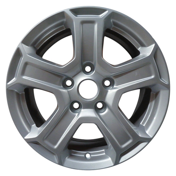 2018 Jeep Wrangler Wheel 17" Silver Aluminum 5 Lug W9216S-1