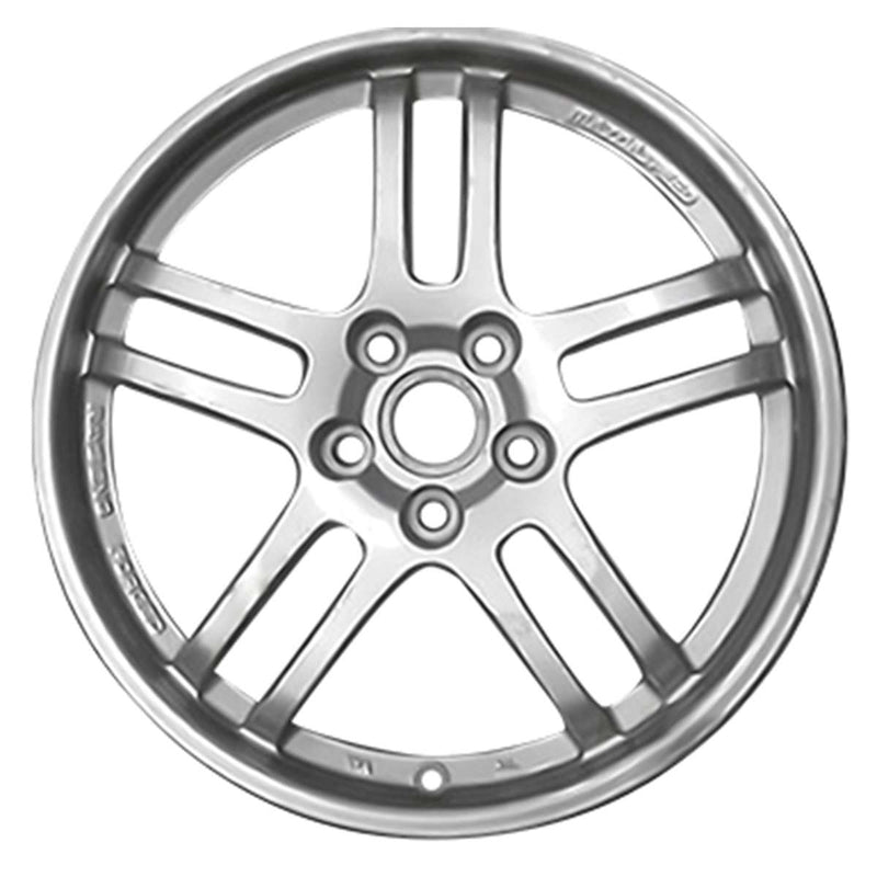 2016 Mazda 3 ruedas 18" aluminio plateado 5 lengüetas W96086S-3
