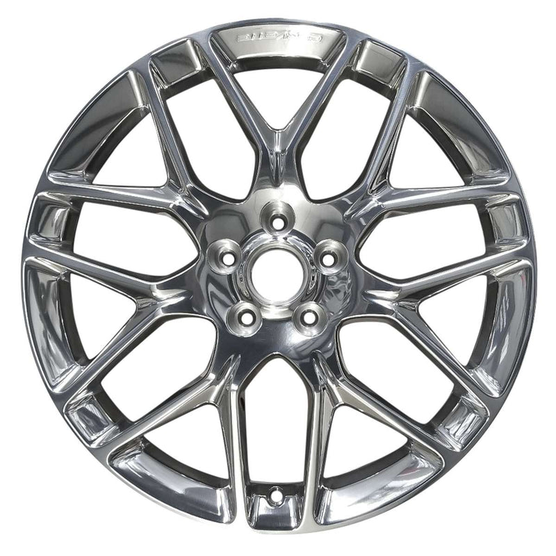 2017 Chevrolet Corvette Wheel 19" Polished Aluminum 5 Lug W96145P-1