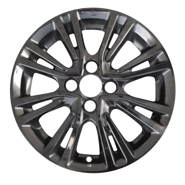 2018 Mitsubishi Mirage Wheel 15" Black Aluminum 4 Lug W96166B-2