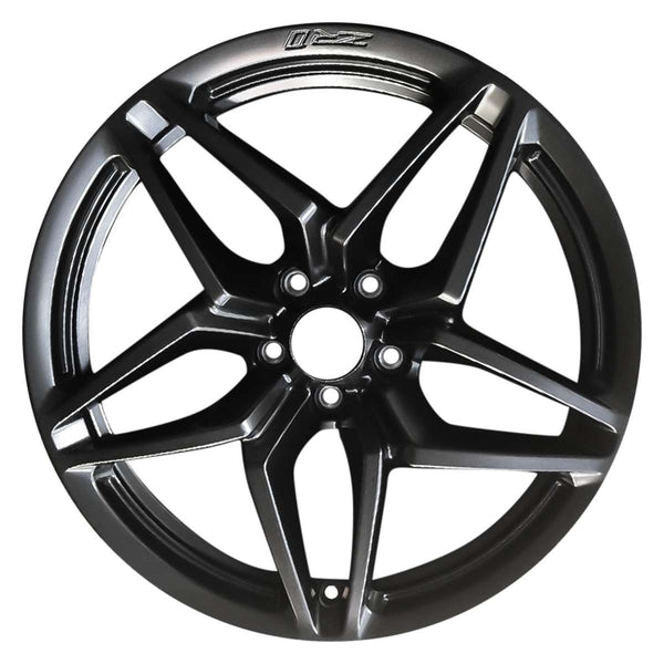 2019 chevrolet corvette wheel 19 black aluminum 5 lug w5926b 1