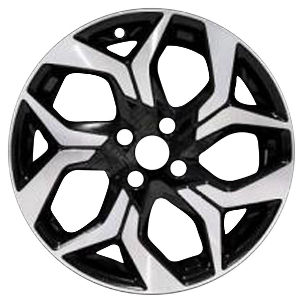 2018 Ford Ecosport Wheel 18" Machined Charcoal Aluminum 4 Lug W96221MC-1