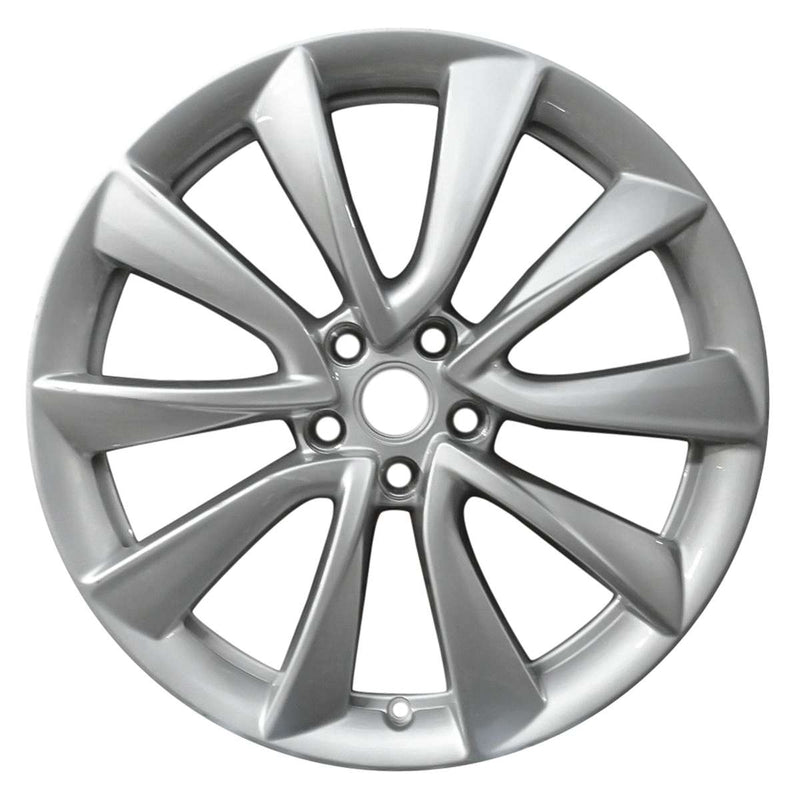 2019 Tesla Model Wheel 19" Silver Aluminum 5 Lug W96231S-2