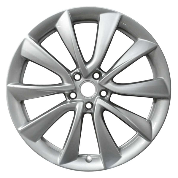 2021 Tesla Model Wheel 20" Silver Aluminum 5 Lug W96318S-5