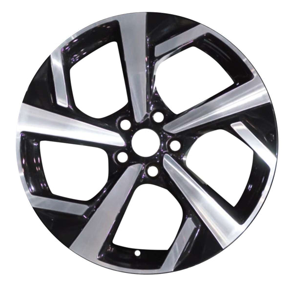 2020 nissan rogue wheel 19 machined black aluminum 5 lug w62820mb 1