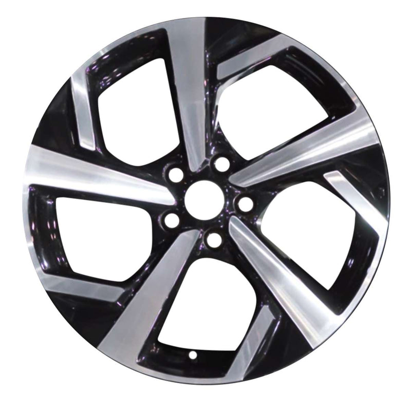 2021 nissan rogue wheel 19 machined black aluminum 5 lug w62820mb 2