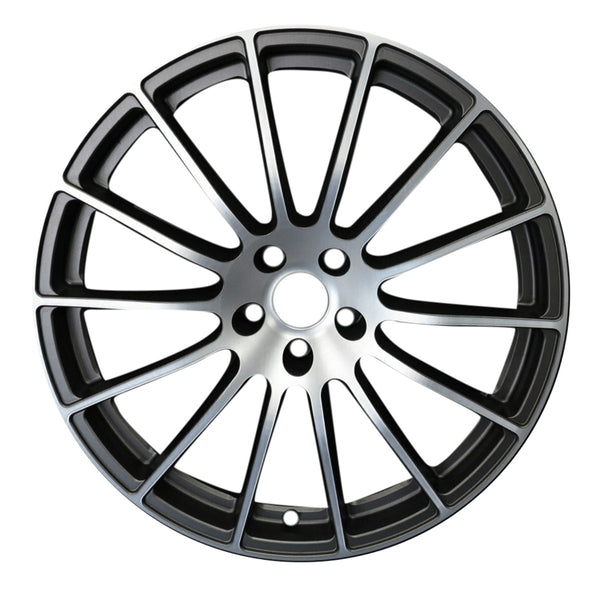 2014 Maserati Quattroporte Wheel 20" Machined Charcoal Aluminum 5 Lug W96604MC-4