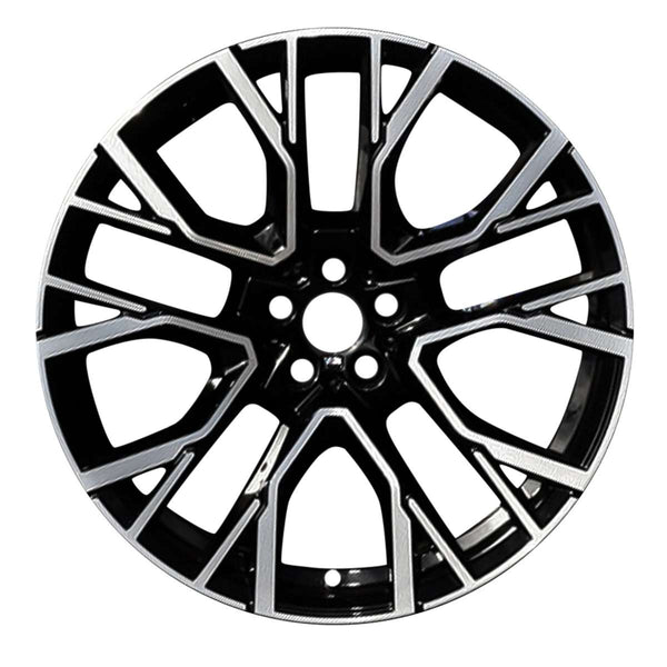 2020 BMW X5M Rueda 21" Aluminio negro maquinado 5 Lug W96699MB-2