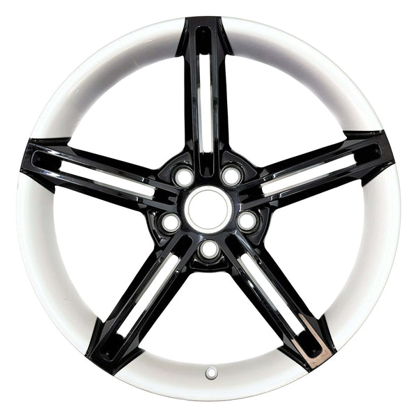 2020 Porsche Taycan Wheel 21" Gloss Black Aluminum 5 Lug W96796B-1