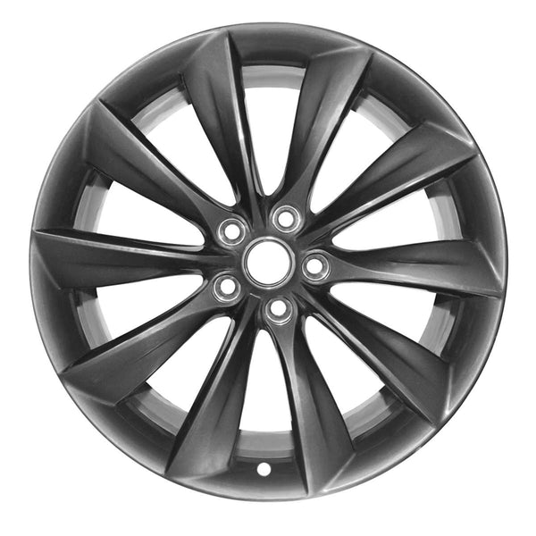 2017 tesla model wheel 21 charcoal aluminum 5 lug rw98727c 6