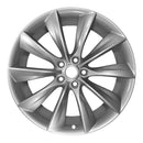 2018 Modelo Tesla Rueda 21" Plata Aluminio 5 Lug W97095S-7