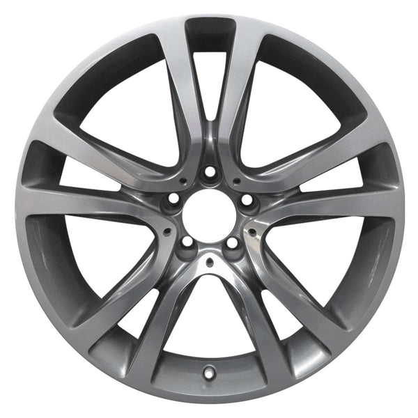 2013 Mercedes E350 Wheel 19" Machined Charcoal Aluminum 5 Lug W97116MS-1