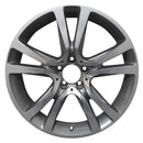 2014 Mercedes E550 Rueda 19" Aluminio plateado mecanizado 5 lengüetas W97118MS-4