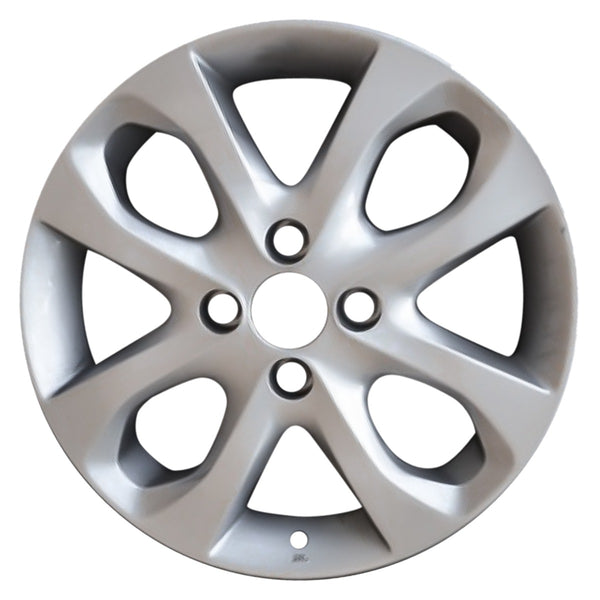 2013 Nissan Versa Wheel 15" Silver Aluminum 4 Lug W97126S-2