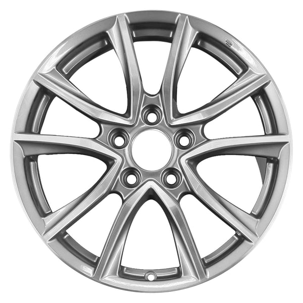 2014 Honda Civic Wheel 17" Machined Charcoal Aluminum 5 Lug W97161MC-1