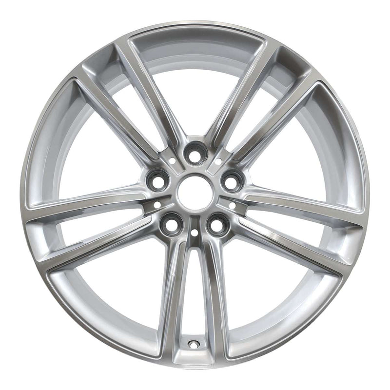 2015 Tesla Model Wheel 19" Machined Silver Aluminum 5 Lug W97200MS-5