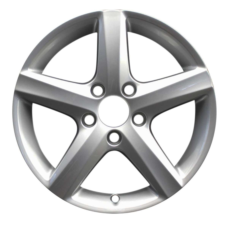 2012 Volkswagen Golf Wheel 16" Silver Aluminum 5 Lug W97201S-1