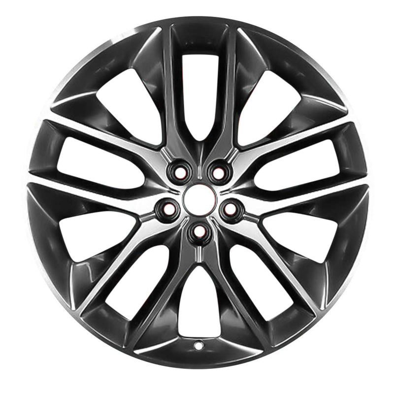 2015 Ford Escape Wheel 20" Aluminio Carbón Pulido 5 Lug W97207PC-1