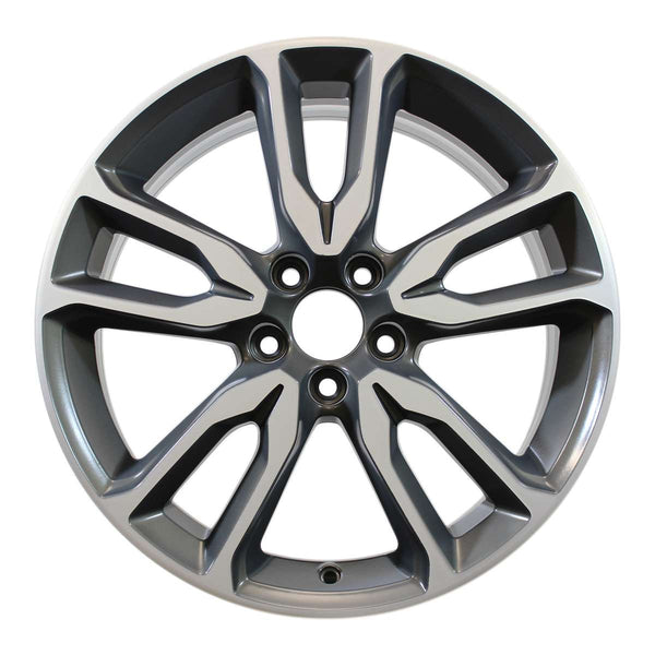 2014 volvo v60 wheel 18 machined charcoal aluminum 5 lug w70415mc 11