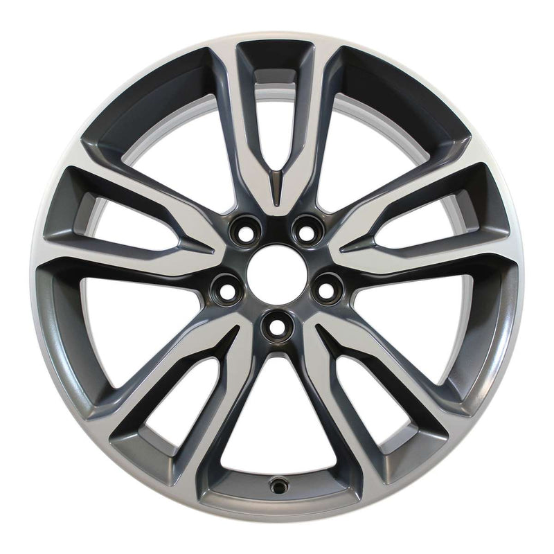 2014 volvo v60 wheel 18 machined charcoal aluminum 5 lug w70415mc 11