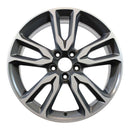 2011 volvo s60 wheel 18 machined charcoal aluminum 5 lug w70415mc 1