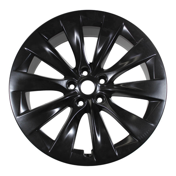 2016 Tesla Model Wheel 20" Black Aluminum 5 Lug W97800B-1