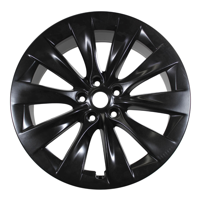 2019 Tesla Model Wheel 20" Black Aluminum 5 Lug W97800B-5