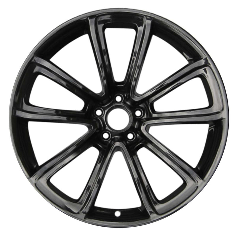 2010 Bentley Continental Wheel 20" Black Aluminum 5 Lug W98757B-7