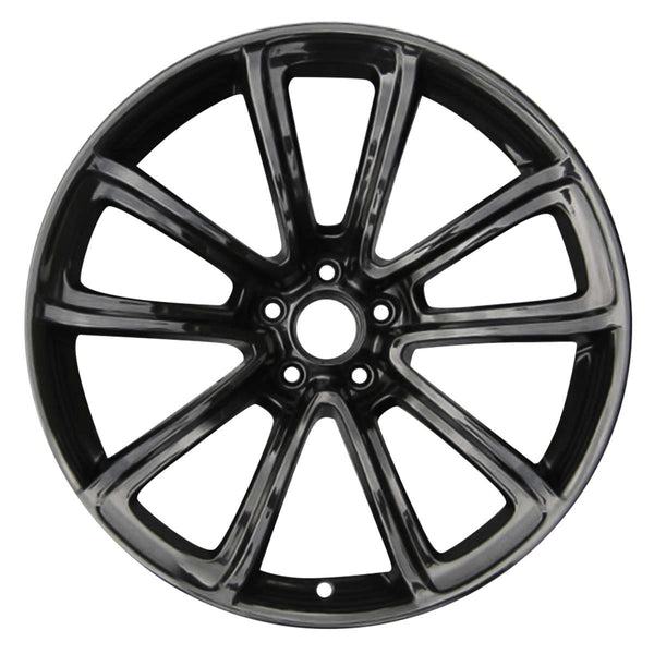 2010 Bentley Continental Wheel 20" Black Aluminum 5 Lug W98758B-2