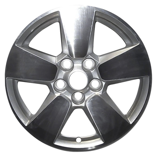 2014 Chevrolet Impala Rueda 17" Aluminio plateado maquinado 5 Lug W98806MS-1