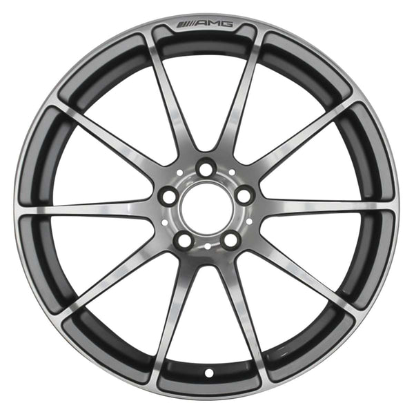 2011 Mercedes C63 Wheel 19" Polished Charcoal Aluminum 5 Lug W98813PC-1