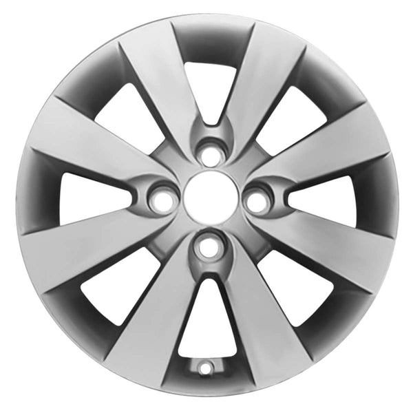 2011 Kia Rio Wheel 15" Silver Aluminum 4 Lug W98933S-2