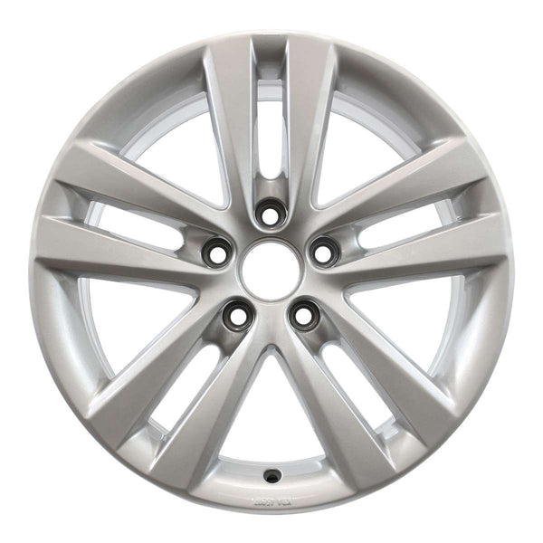 2008 volkswagen eos wheel 17 silver aluminum 5 lug w70042s 9