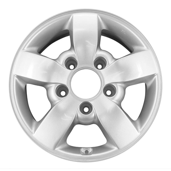 2007 Kia Sorento Rueda 16" Plata Aluminio 5 Lug W99765S-1